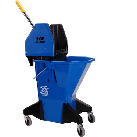 Enterprise Manufacturing Bucket, Mop , Blue, W/Ylw Wringr 501403BY